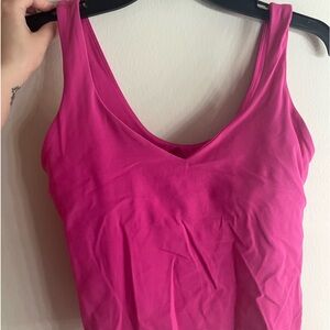 Lululemon Align Tank in Sonic Pink
